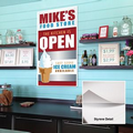 36"x48" .06" Styrene Sign (A+ Rated, No Rush, Proof, or Setup Charges)